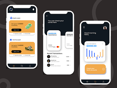 Money Lending App Design app design application design design mobile app design money lending app ui ui design uiux