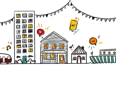 Neighbours Day Aotearoa Illustration illustration illustrator procreate
