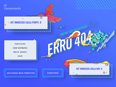 UI Components - Lollapalooza components lollapalooza promotion ui website