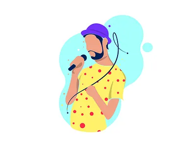 Rock de sapatênis character design illustration illustrator man music singer vector