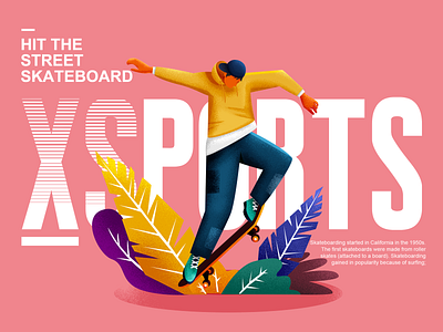XSports design illustraion