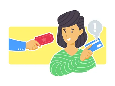 Pay later, Enjoy now! art illustration product illustration vector art