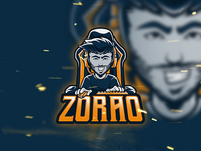 Mascot Logo ZORAO branding design esport esports gaming graphic icon illustration logo mascot mascot logo shoot sport sports twitch vector zorao
