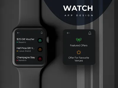 Reward Card (Watch App Design) application design watch app watch os