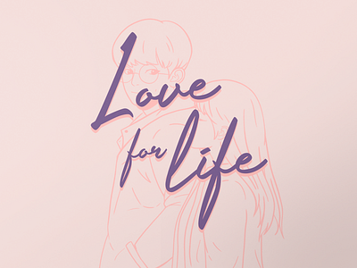 Love for Life aesthetic art book cover cartoon character design cute design digital art digital drawing drawings idol illustration kawaii korea korean kpop pastel romance romantic wattpad