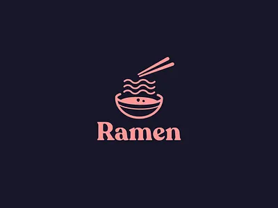 Ramen (Ninja) Logo food icon logo ninja noodles ramen