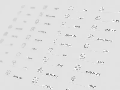THE ICONS design graphic design icon illustration ui