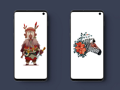 illustration animal art animation colour design illustration indigenous interesting zebra
