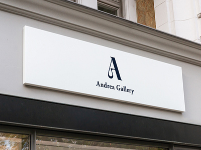 Logo design for Andrea Gallery branding graphic design logo logo design visual identity