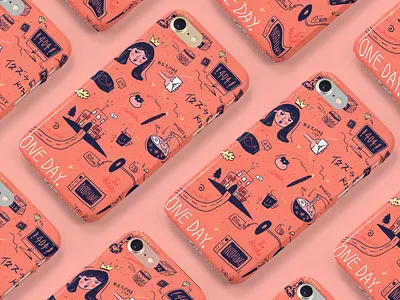 ONE DAY design illustration