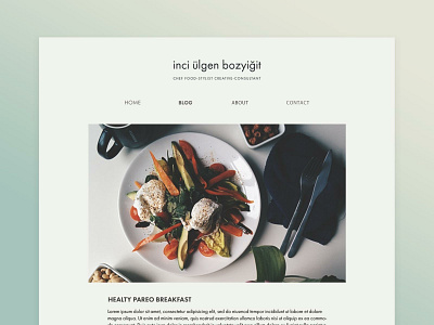 Modern lifestyle blog page food lifestyle lifestyle blog lifestyle brand ui ux ui web design website