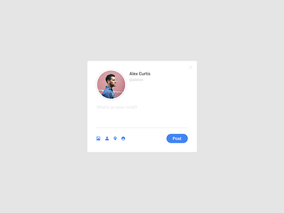 Daily UI #081 Status Update 081 dailyui