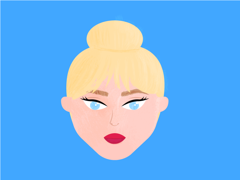 Hello spring! fun hike one illustration portrait spring sunglasses sunnies woman