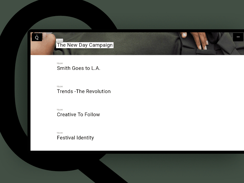 Quart - Modern Design Agency agency alterantive black branding branding agency creative agency design designer grey identity interactive modern olive green portfolio portfolio design studio urban video webdesign wordpress