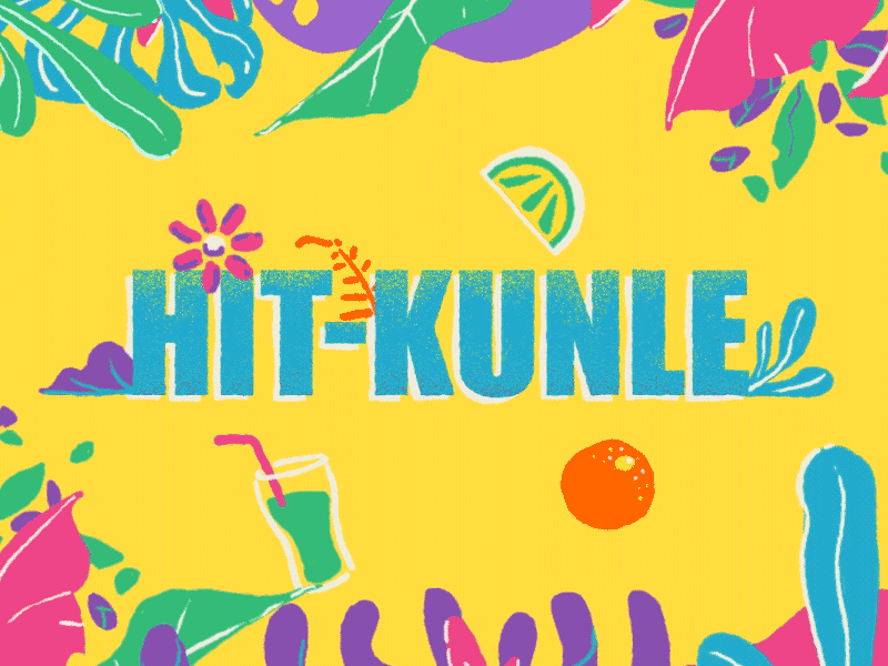 Hit-Kunle, Tropical Rock Band! african after effects band drink forest hit kunle leaf lemon lime motion design music orange plants rock rockband rockmusic summer summertime tropical yellow
