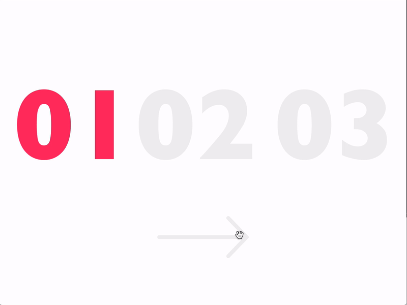 Sliding Numbers interaction design invisionstudio ux ui design