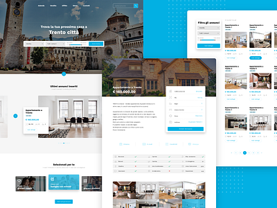 Real Estate Website clean design minimal real estate simple ui ux web website