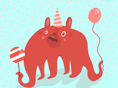 Party animal adobe draw cute drawing illustration illustrator party party animal pattern vector vector illustration