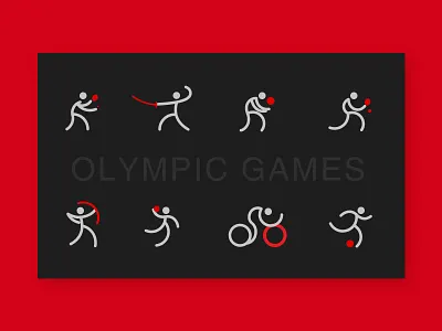 Olympic Games-Icon ui 图标 设计