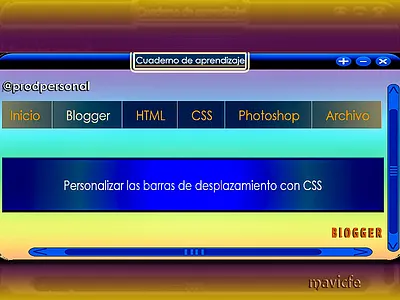 Custom Scrollbar With CSS article blog blog design blogger blogging blogspot color colorful composition css design design blog html infographic mavicfe photoshop prodpersonal scrollbar web design