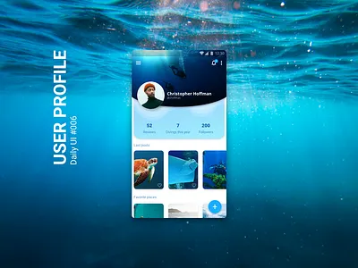 User Profile - Daily UI - #006 daily ui daily ui 006 profile uidesign user profile