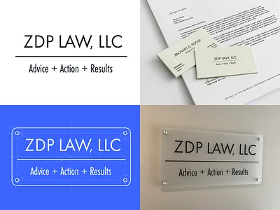 Law Firm Branding & Identity brand brand and identity business business card classic futura identity kansas city law law firm law office logo logotype mark minimal signage