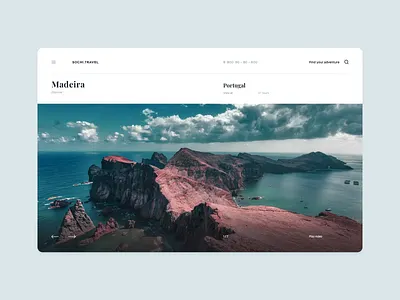 Sochi Travel adventure behance black design desktop find grid minimal search site sochi travel trip ui ux web white