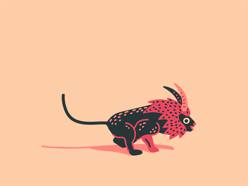 Lio 2d animated gif animation art design digital art flat illustration vector