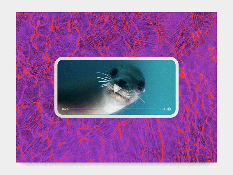 Video Player #dailyui 057 057 dailyui mobile ui