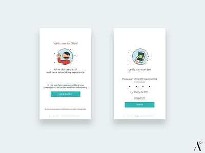 Onboarding UI - Ohai icon design onboarding illustration onboarding screens onboarding ui ui ui design vector
