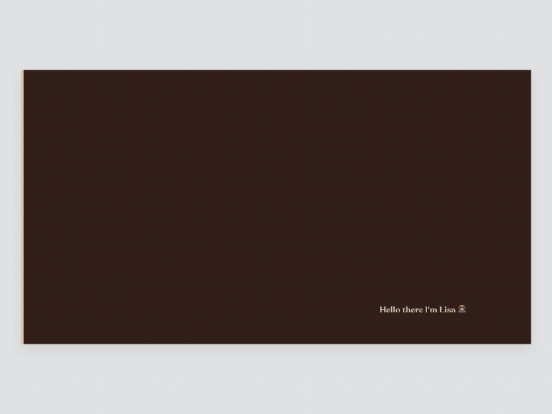 Portfolio - Loader animation animation landing loader portfolio ui ux website