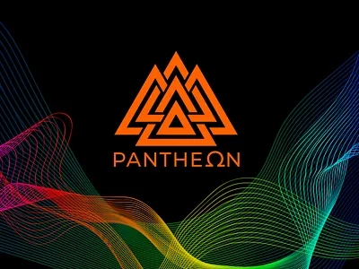 PANTHEON Esports Logo Design computer games esports logo logo design