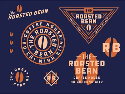 The Roasted Bean badge branding coffee coffee bean daily logo daily logo challenge dailylogochallange design icons illustration lettering logo logo design mark symbol the roasted bean type typography vector
