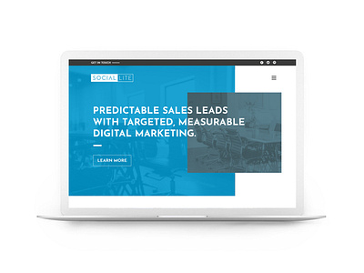 Social Lite Website alberta branding design edmonton identity logo typography ui ux web web design