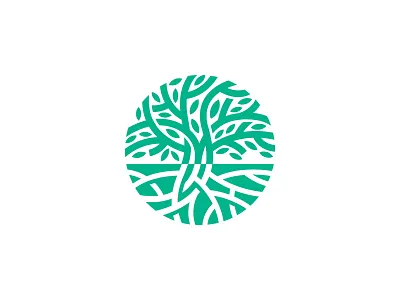 Tree Logo Mark brand identity circle logo circle tree corporate style creative eco logo graphic design green logo inspiration leaf logo litvinenko studio logo design tree logo tree mark tree sign
