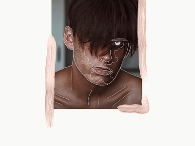 faces/1 collage collage edit collagework digital collage drawings edit illustration minimal modern nude pasten sketch splash