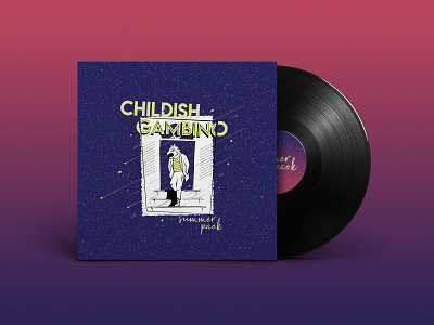 Summer Pack Album Jacket branding design graphic design illustration mockup music packaging packagingdesign typography