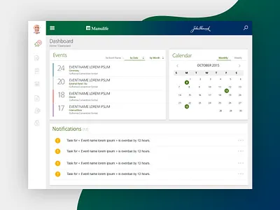 UI/UX Dashboard Design Concept for Insurance Company branding design ui ui ux design ux web design webdesign