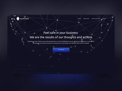 Terishield Home page Website design home home page interaction ui uiux design ux web design website