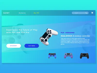 Sony Controller PS4 - SingAvi adobe adobexd adobexduikit design logo playstation sony uidesign web xd