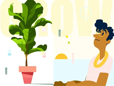 Growth illustration twinbull