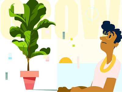 Growth illustration twinbull