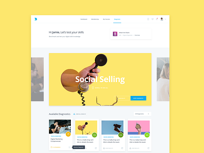 Digital Skills Quiz cards diagnostic marketing quiz