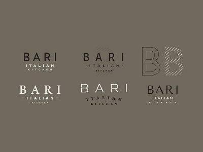 First Round Branding Options for an Italian Kitchen food logo italian italian kitchen italian logo italian restaurant kitchen restaurant restaurant branding restaurant logo