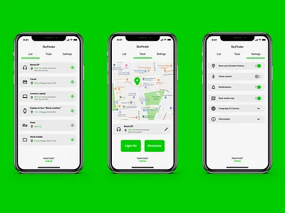Tracking Anything App Concept app appdesign branding clean concept design flat illustration illustrator interface minimal ui uidesign ux vector xd