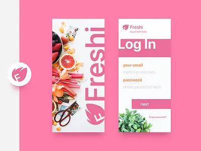 Freshi - Concepts app app branding branding concept concept app design flat food food app fresh colors fresh design groceries icon india logo product typography ui ux vector