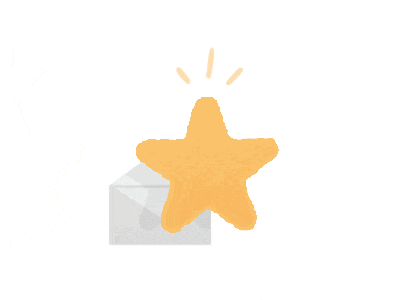 You've Got A Review design gif icons illustration