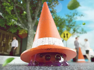 Homie 1 3d art c4dfordesigners cartoon character cute desing digital digital 3d direction artistique little modeling monster octanerender print