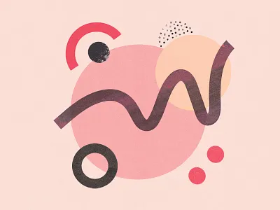 circlez & squigz abstract design dots drawing illustration shapes texture