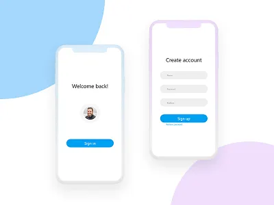 a set of landing pages
